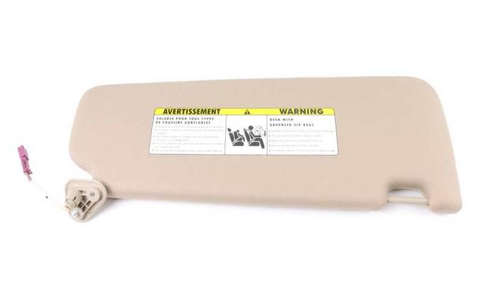 BMW Sun Visor - Driver Side (Cloth) (Beige) 51166957371